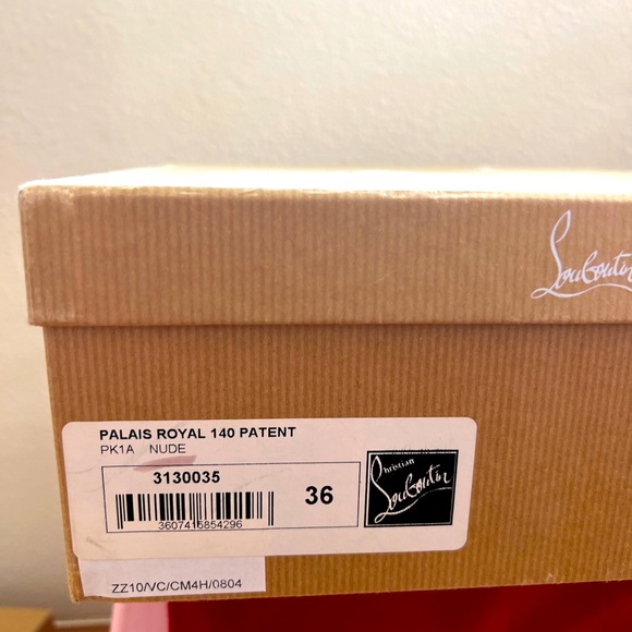 Christian Louboutin Palais Royal 140 Patent 100% Authentic Limited Edition Size6 - Picture 15 of 16